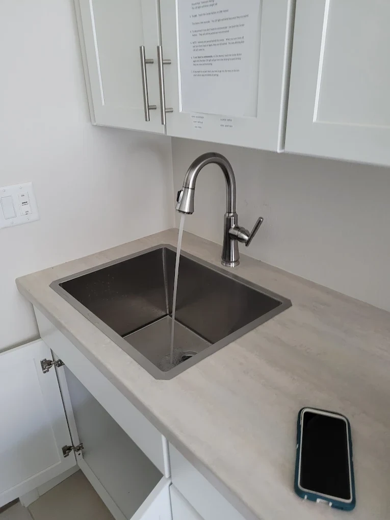 Kitchen and bathroom faucet and fixture installation
