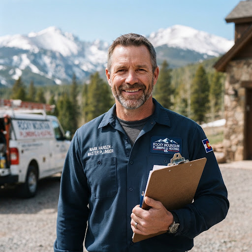 Master Plumber lead technician on site in Erie Colorado